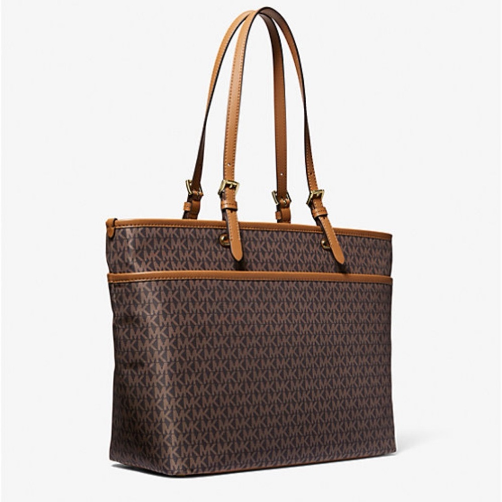 Brand New Michael Kors Winston Large Top Zip Pocket Tote - Picture 3 of 13